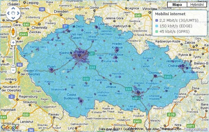 3G od O2 bude do konce června dostupné pro 45% populace ČR