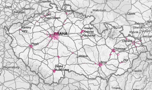 3G pokrytí T-Mobile