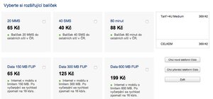 +4u doplňkové balíčky