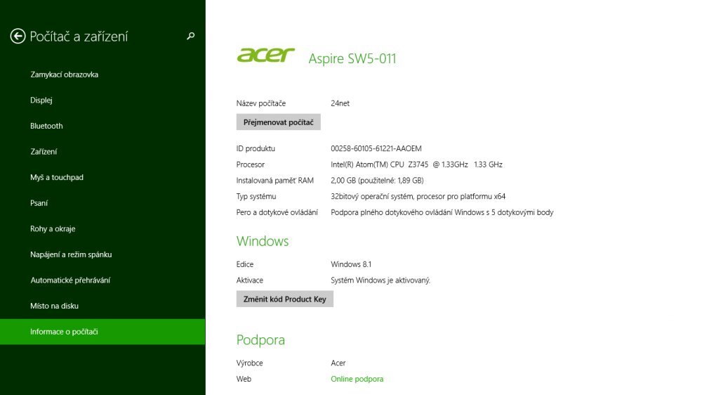 Acer Aspire Switch 10