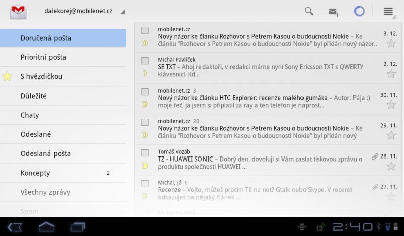 Acer Iconia Tab A100