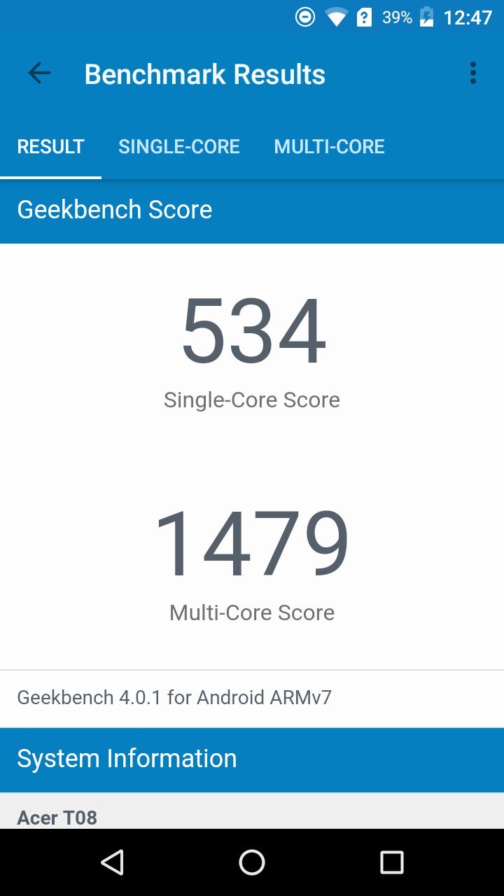 Acer Liquid Zest Plus