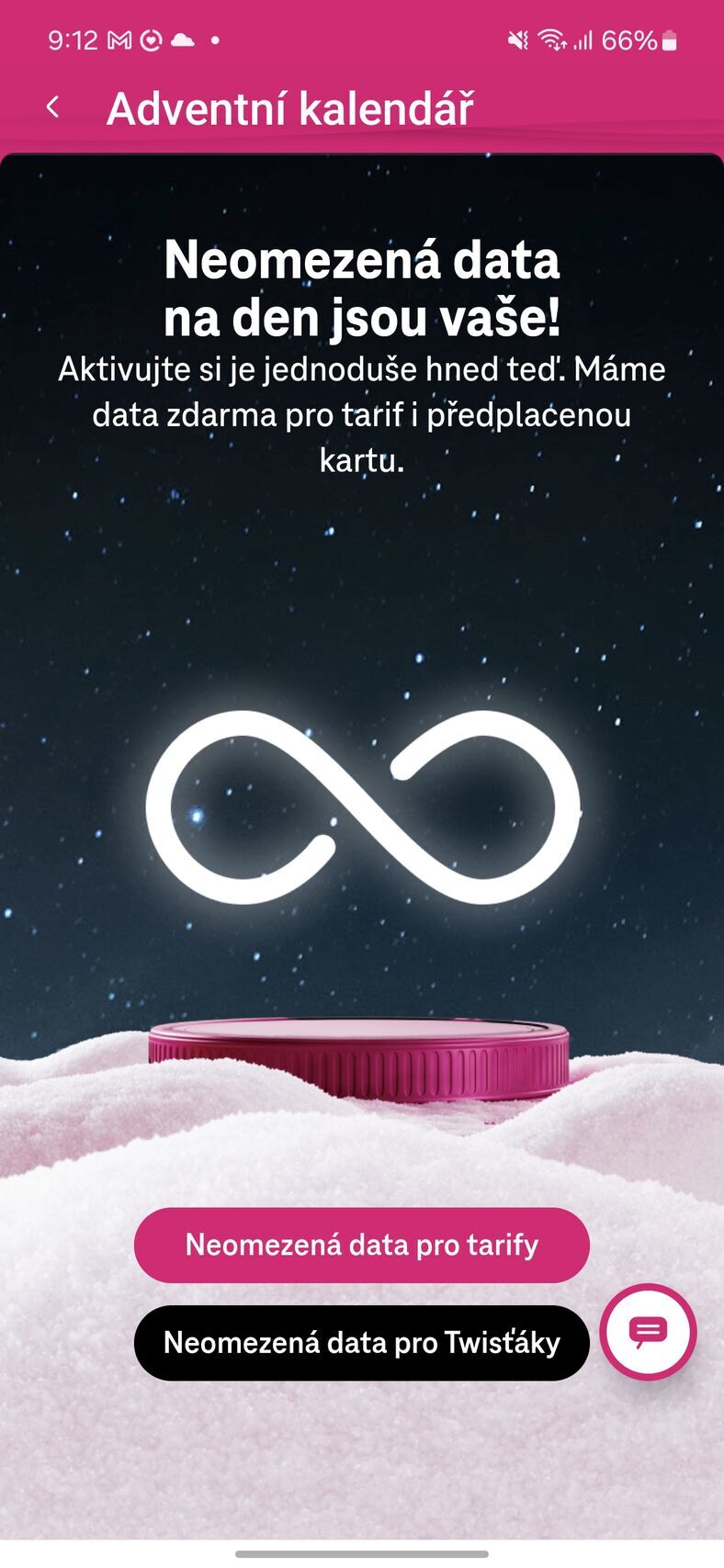 Adventní kalendář T-Mobile