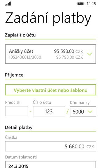 Air Bank - Mobilní bankovnictví