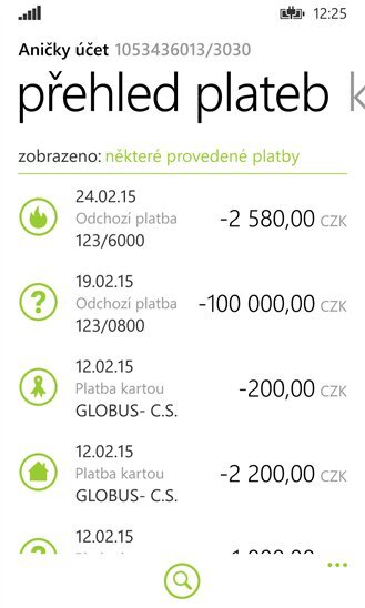 Air Bank - Mobilní bankovnictví