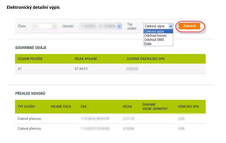 Air Telecom samoobsluha