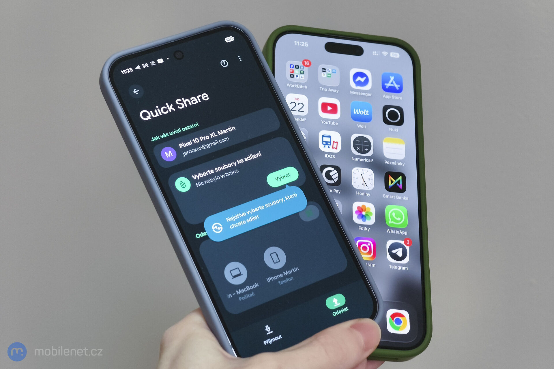 AirDrop & QuickShare