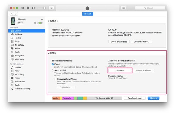 Akademie – screen 3