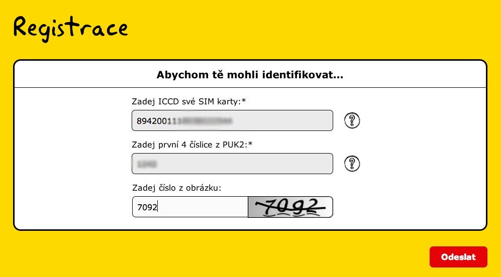Aktivace samoobsluhy Kaktus