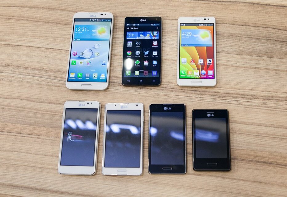 Aktuální řada LG Optimus