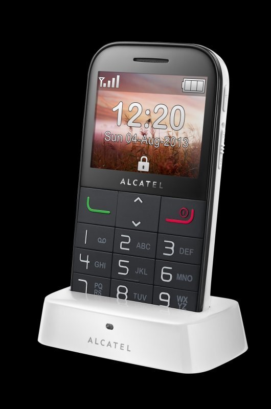 Alcatel One Touch 2000 v nabíjecím stojánku