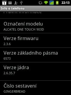 Alcatel One Touch 903D Smart