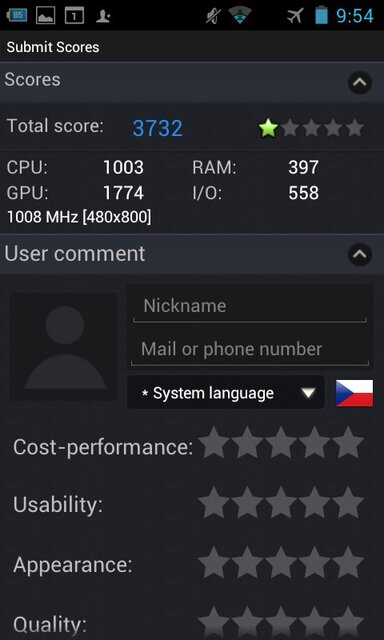 Alcatel One Touch 993D Smart