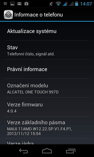 Alcatel One Touch 997D Ultra