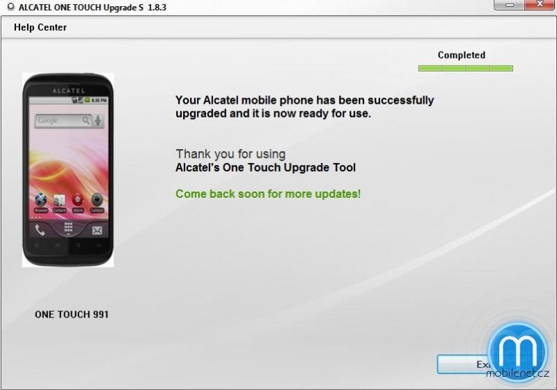 Alcatel One Touch Upgrade Tool
