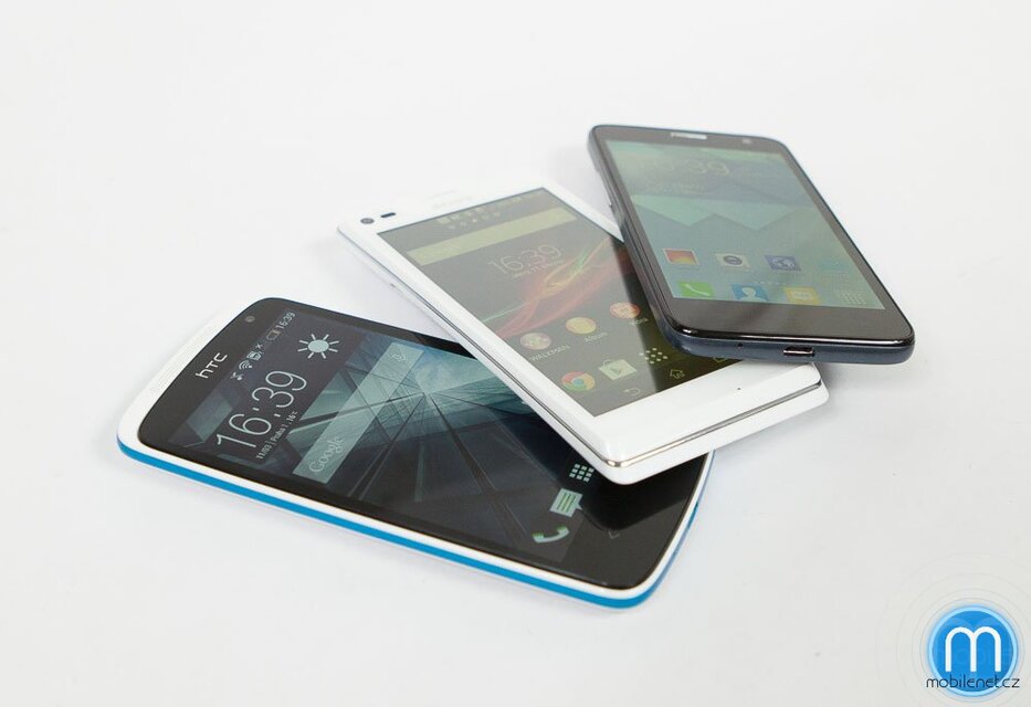 Alcatel OT Idol Mini, HTC Desire 500 a Sony Xperia L