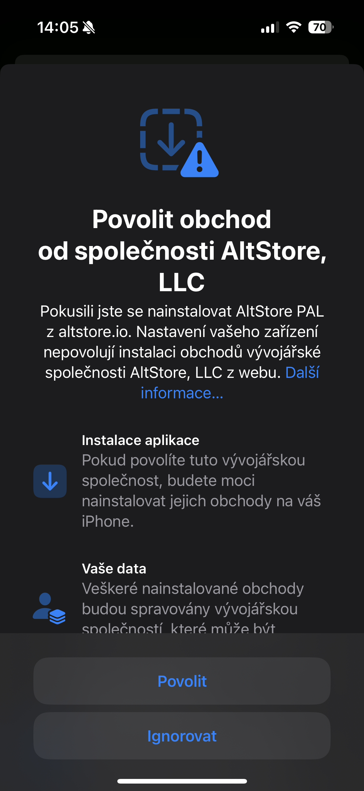 AltStore PAL