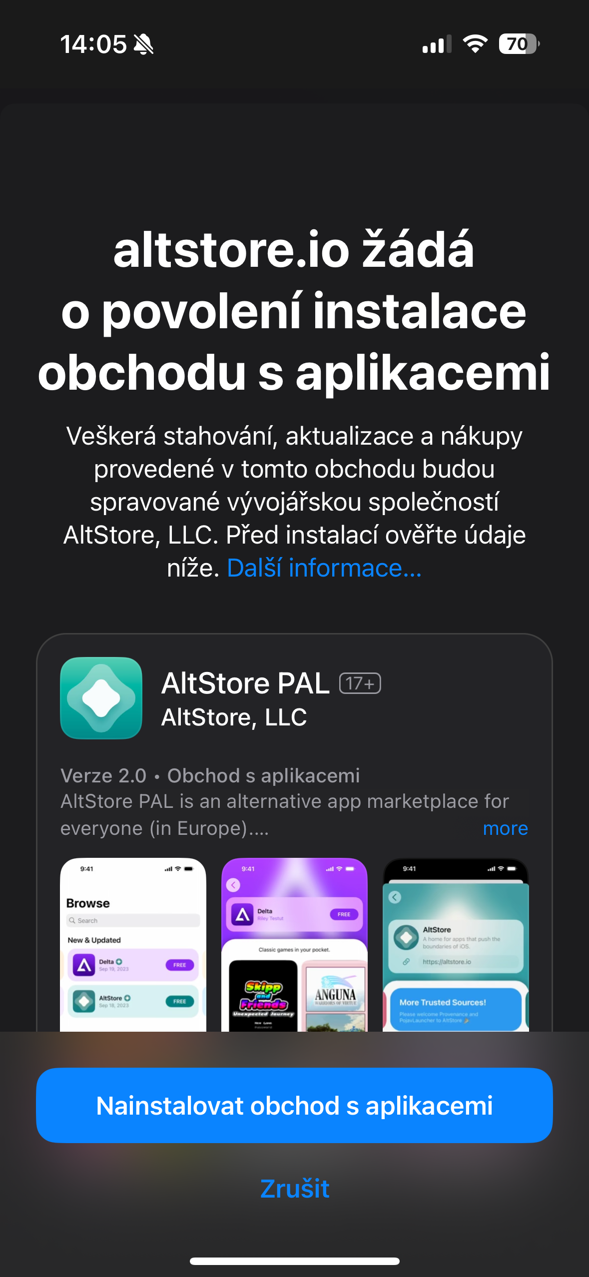 AltStore PAL