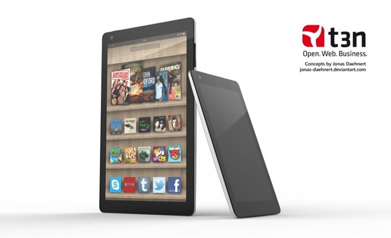 Amazon Kindle Fire 2 koncept