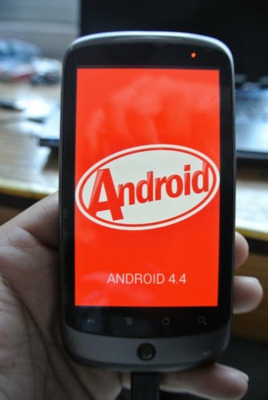 Android 4.4 KitKat na Google Nexus One