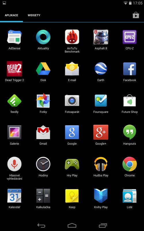 Android 4.4 na Nexusu 7