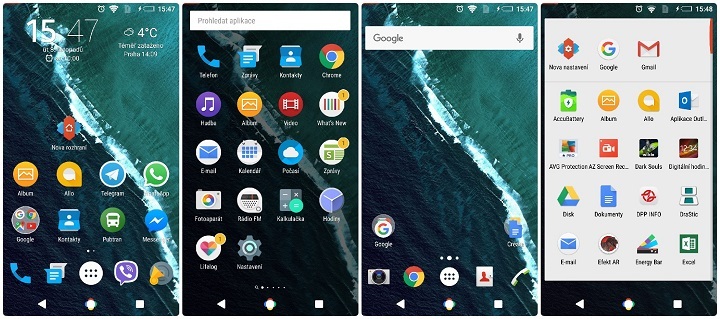 Android akademie: launchery