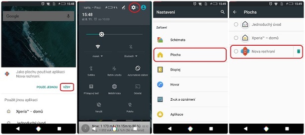 Android akademie: launchery
