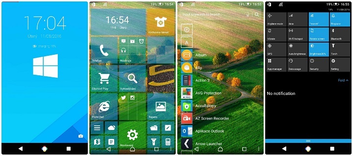 Android akademie: launchery
