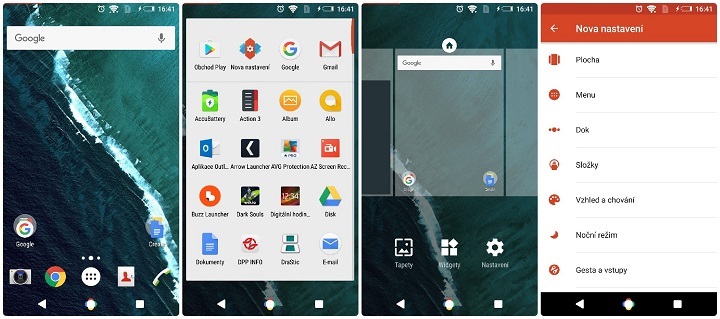 Android akademie: launchery