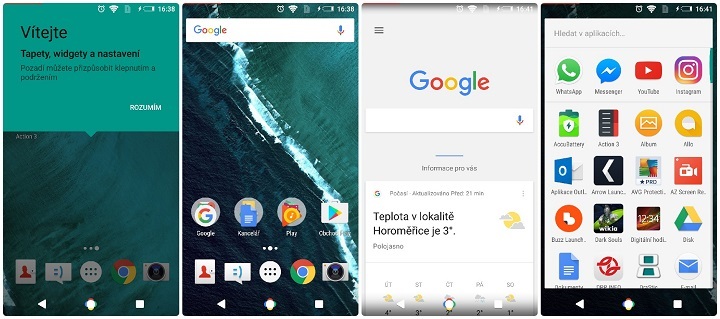 Android akademie: launchery
