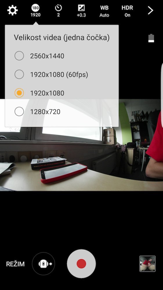 Android aplikace Samsung Gear 360