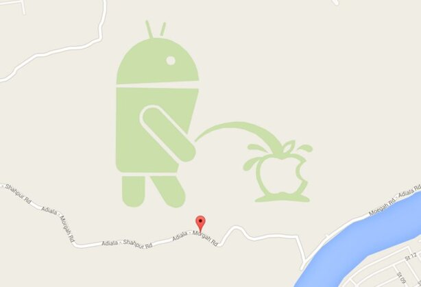 Android Apple Piss
