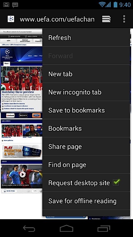 Android Ice Cream Sandwich