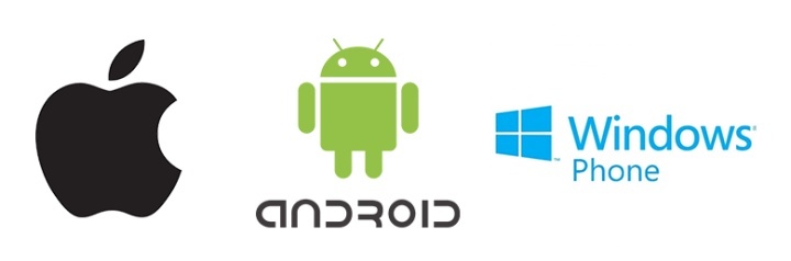 Android, iOS, Windows Phone
