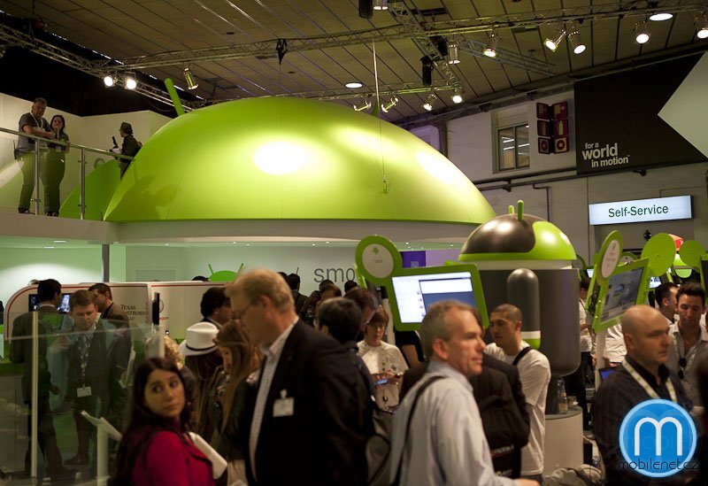 Android stánek na MWC