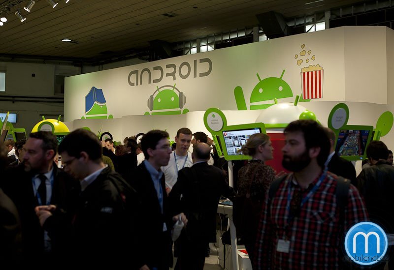 Android stánek na MWC