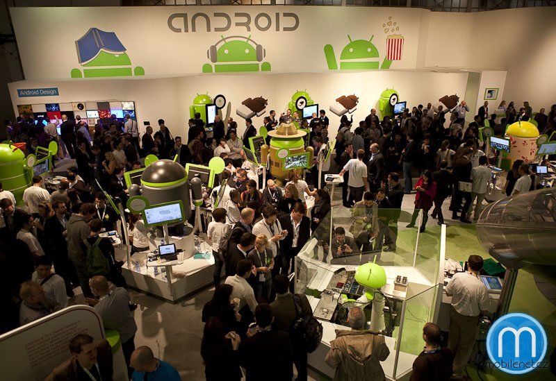 Android stánek na MWC