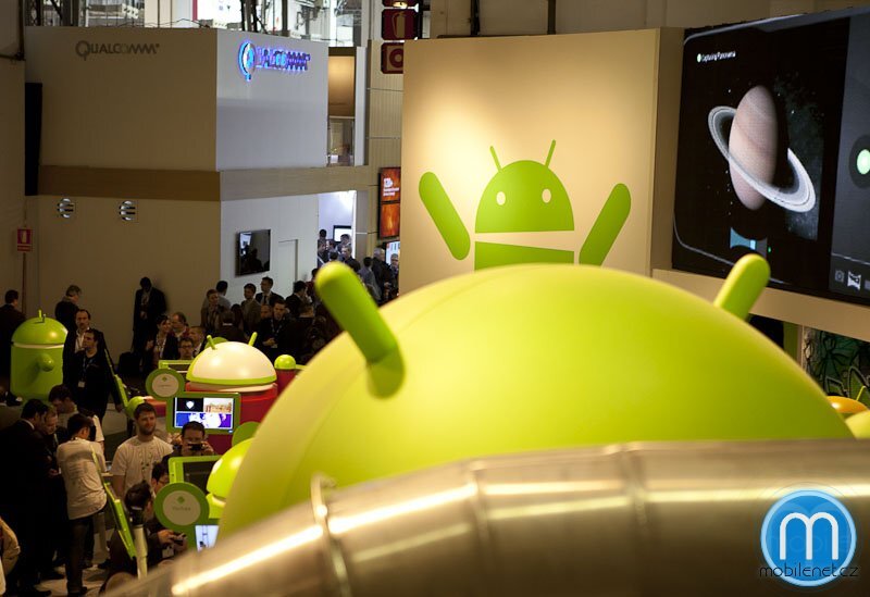 Android stánek na MWC