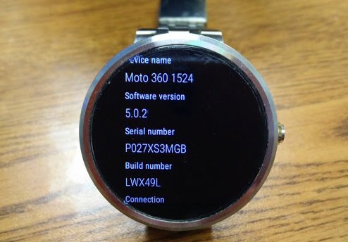 Android Wear 5.0.2