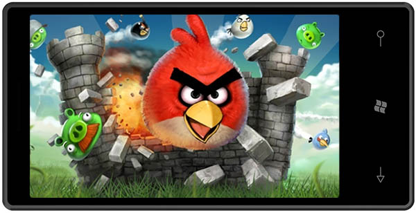 Angry Birds pro Windows Phone 7