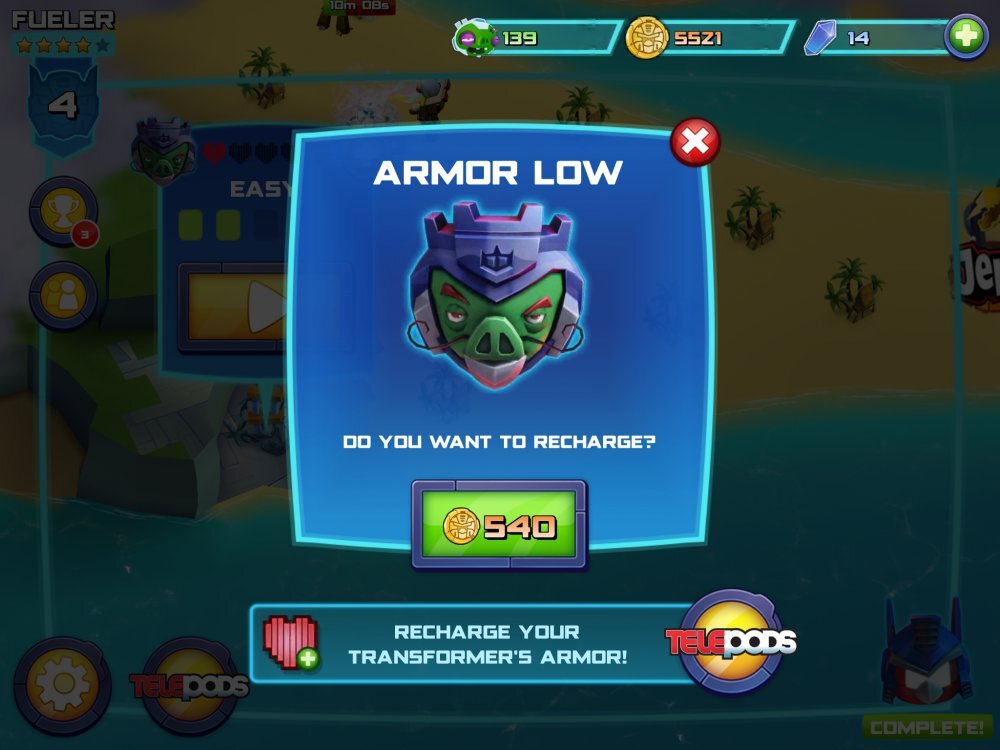 Angry Birds Transformers