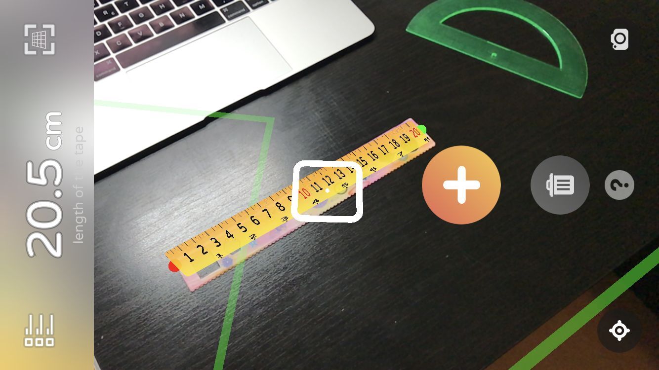 Aplikace AirMeasure AR