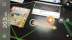 Aplikace AirMeasure AR