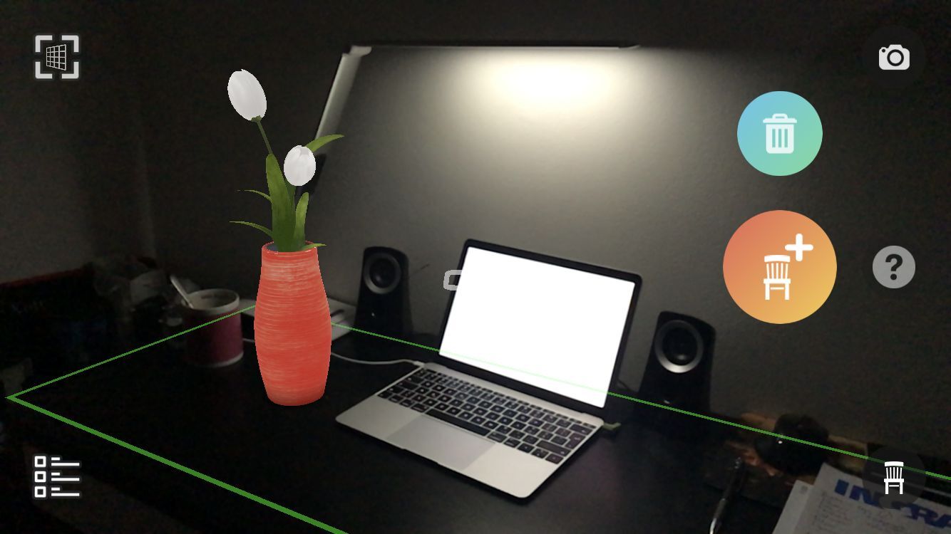 Aplikace AirMeasure AR