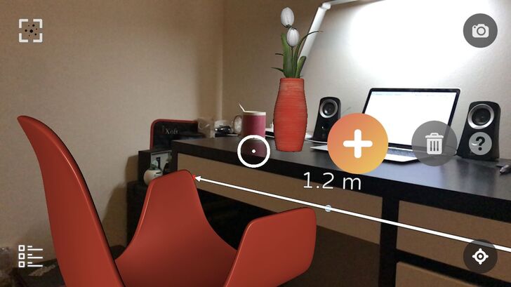 Aplikace AirMeasure AR