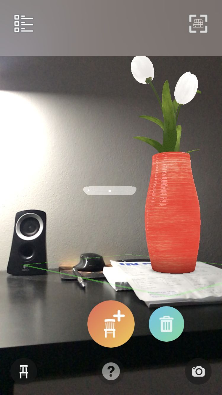 Aplikace AirMeasure AR