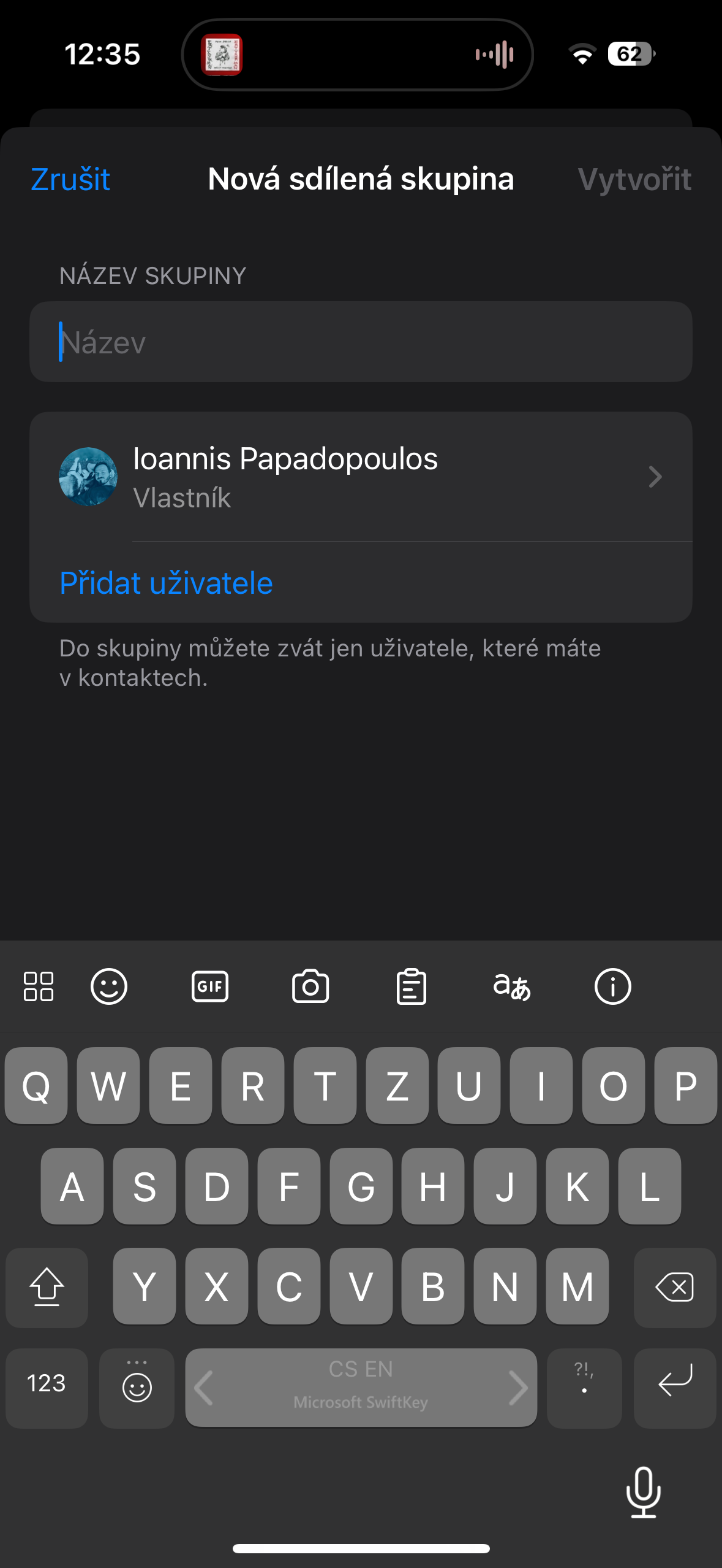 aplikace Hesla iOS 18