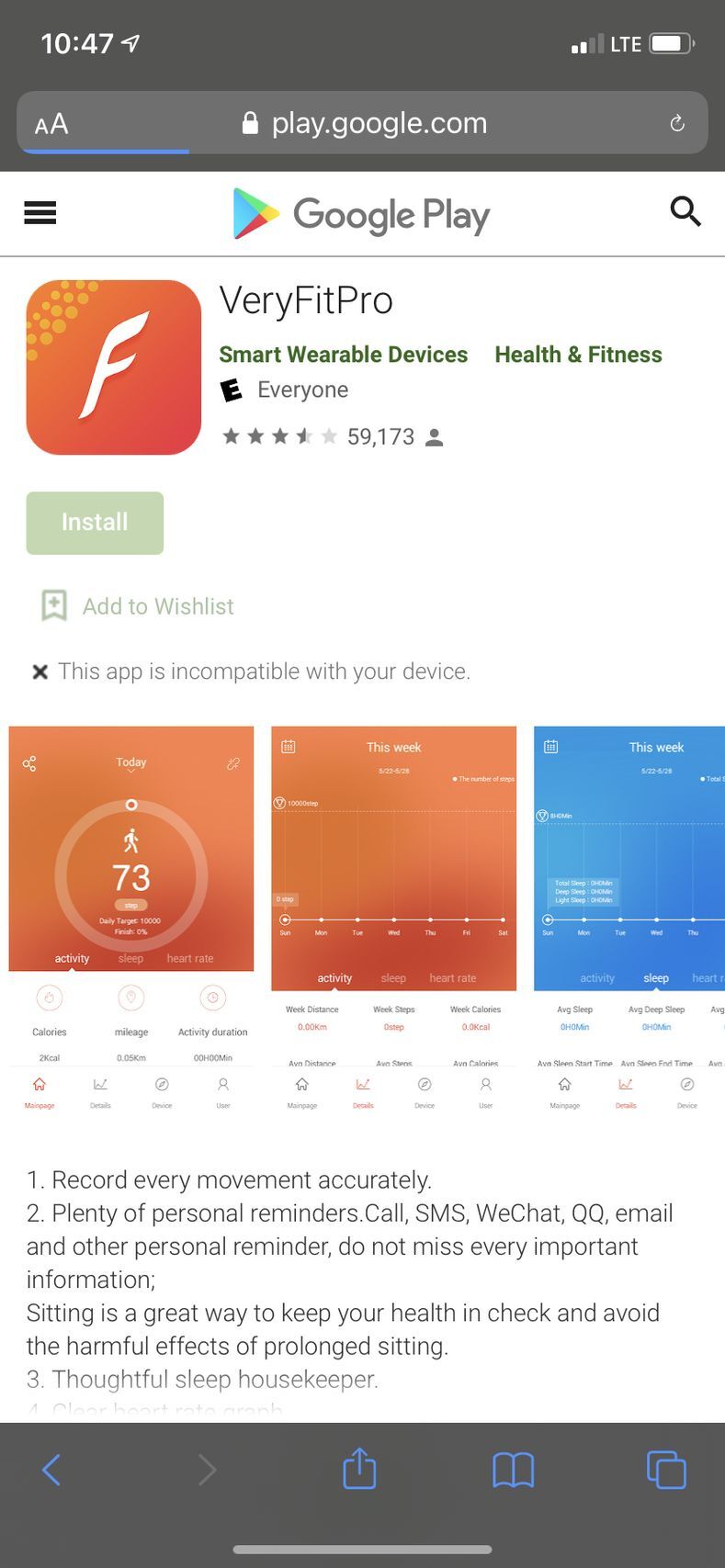 Aplikace LAMAX BFit PRO2