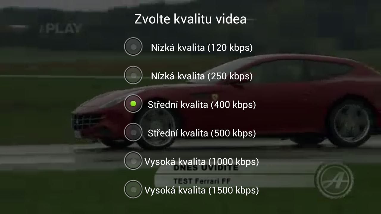 Aplikace Prima pro Android