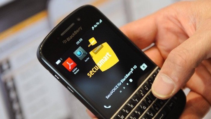 Aplikace SecuVOICE pro BlackBerry 10